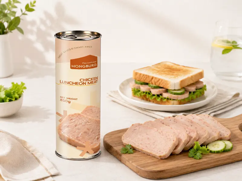 Ready to Eat Canned Chicken Luncheon Meat